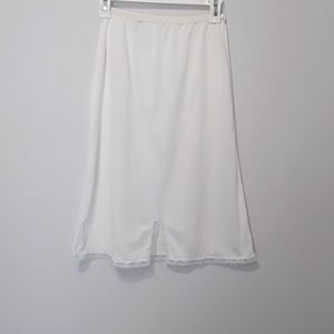 White half slip